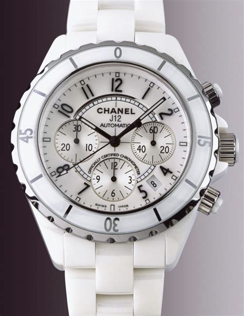 white chanel watch j12|chanel j12 watch price.